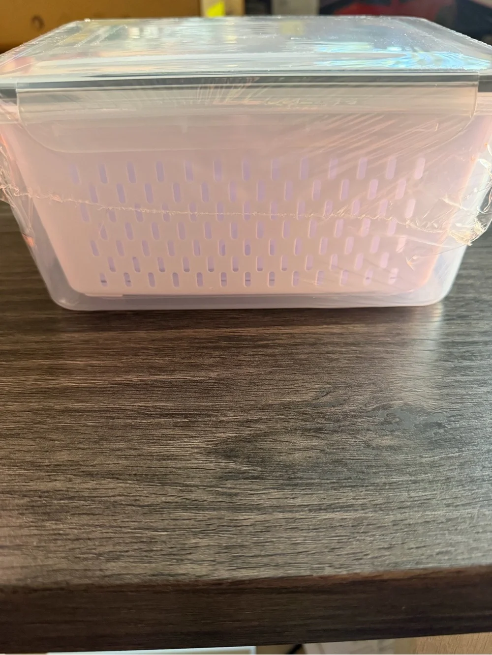 White Fruit Containers for Fridge - 4 Pack